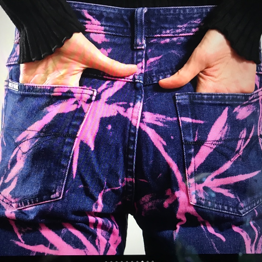 R.V.T. Jeans Co. 90’s Vintage Jeans Tie Dye PrInt